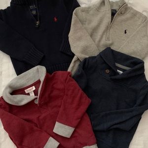 3T Ralph Lauren Polo, and Gap sweaters.